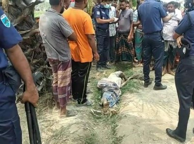 শিবগঞ্জে ভ্যানচালকের হাত-পা বাঁধা গলাকাটা লাশ উদ্ধার